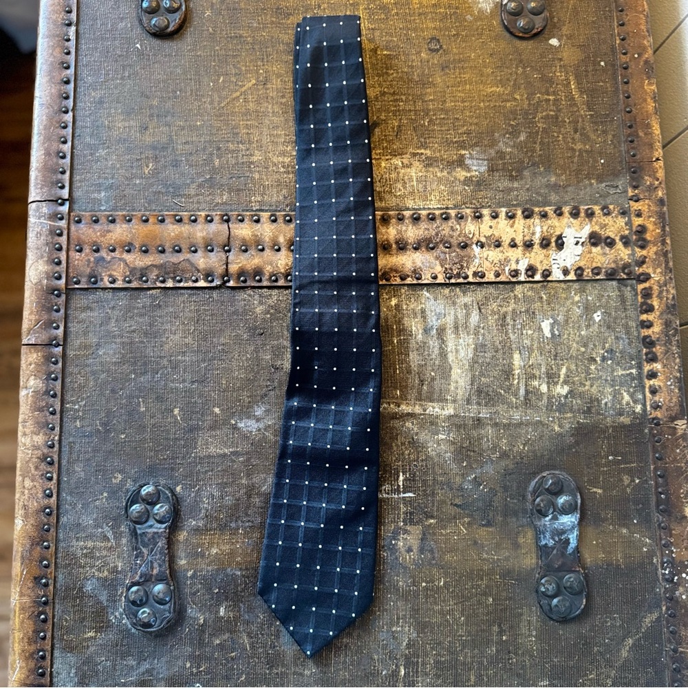 Ralph Lauren Purple Label Black Silk Tie